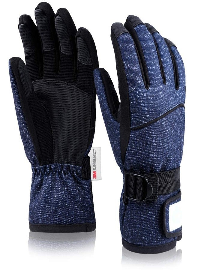 7-Mi Waterproof Gloves for Kids,Winter Skiing Boy Girl Snowboard Waterproof Thermal Gloves for Outdoor/Indoor Activities -(6 to 8T) - Image 1
